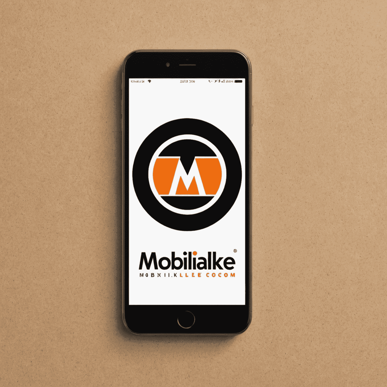 شعار mobilallke.com يظهر اسم الشركة بخط حديث وأيقونة هاتف ذكي