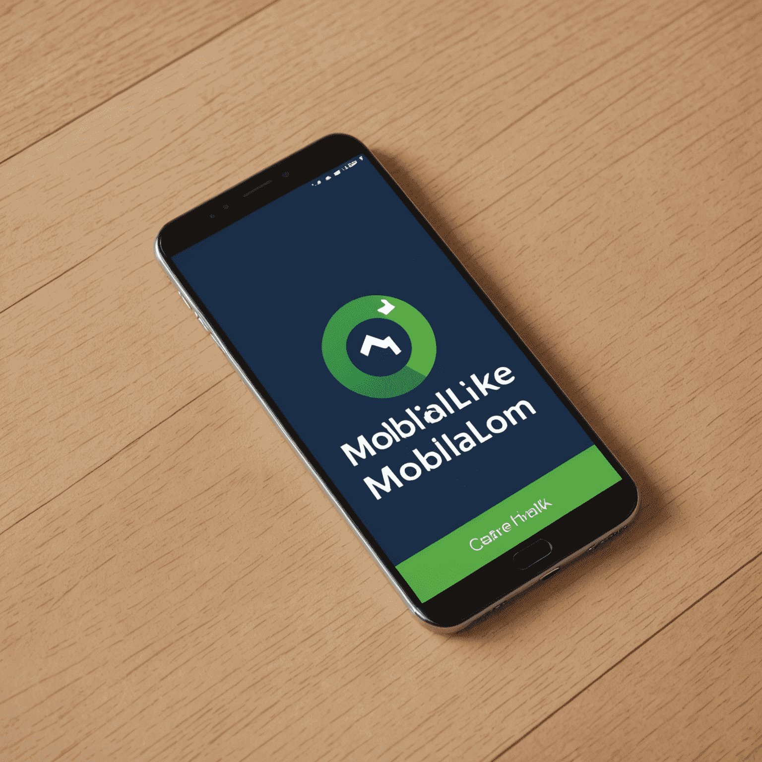 شعار mobilallke.com يظهر اسم الشركة بخط حديث وأيقونة هاتف ذكي