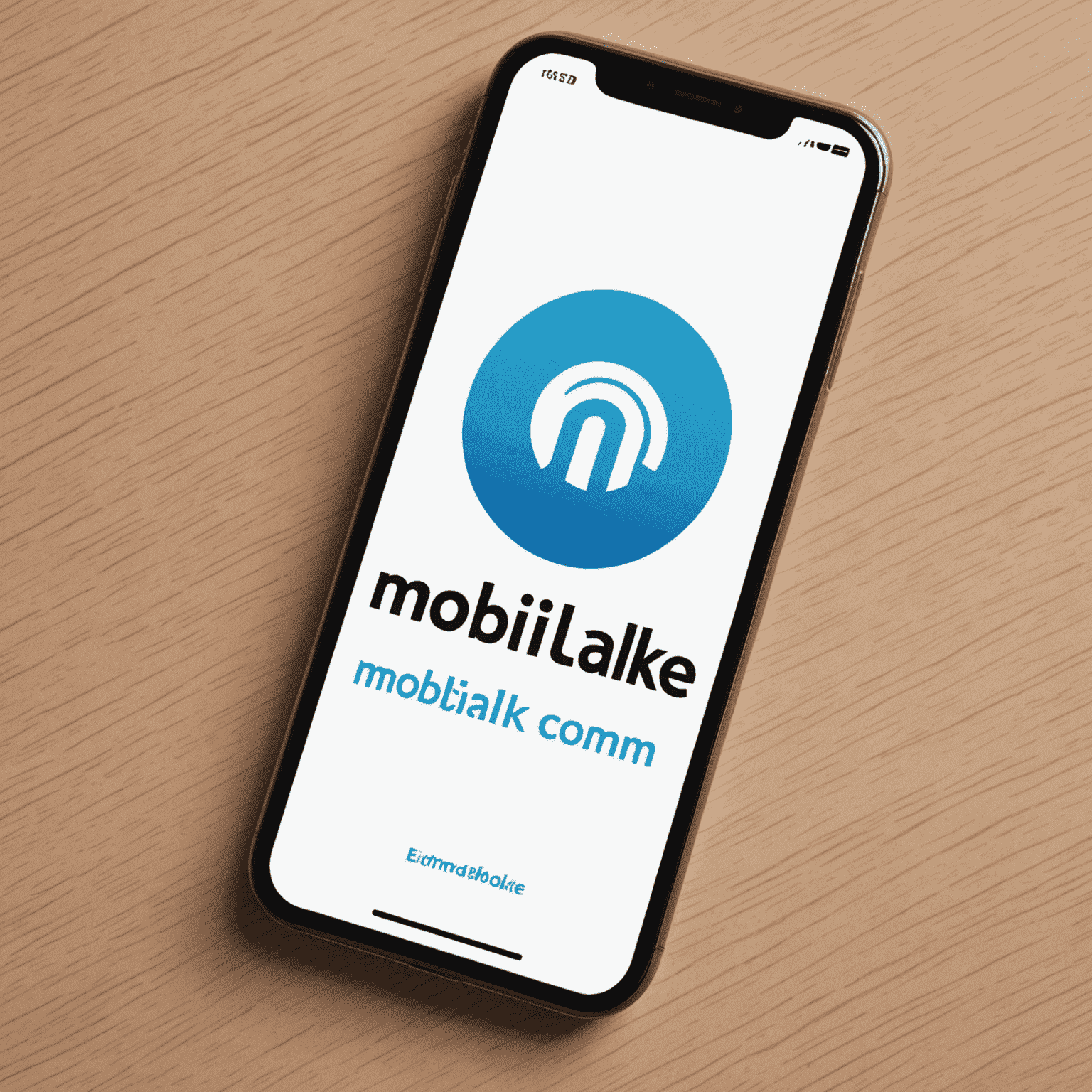 شعار mobilallke.com يظهر اسم الشركة بخط حديث وأيقونة هاتف ذكي